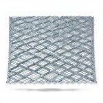 Galvanised Steel Expanded Metal Mesh  Bahri Thickness 1.4 mm Width 1.22 meter Length 4 M | Bait Al Tatawor Company