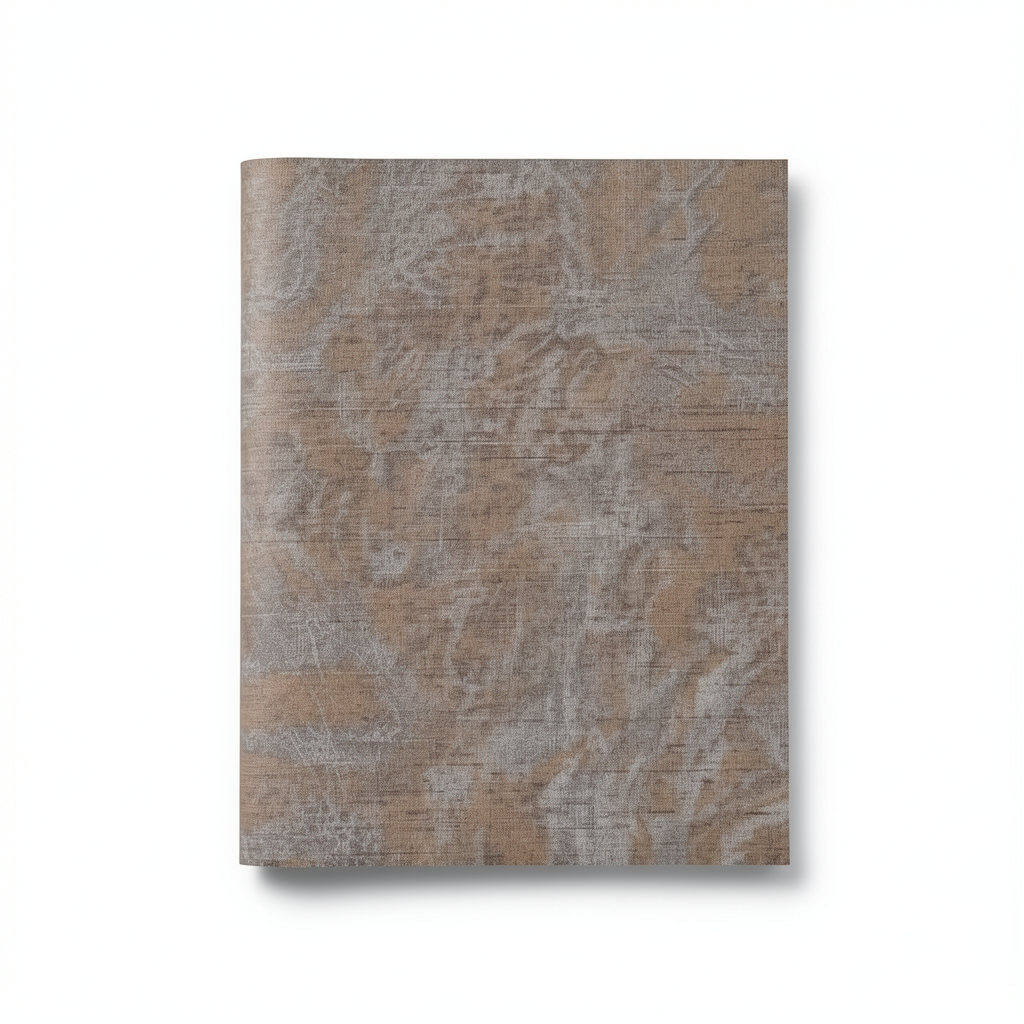 Italian Wallpaper Patterned Design Brown Color, Size 10mx0.70m, Model 14060