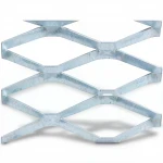 Galvanised Steel Expanded Metal Mesh  Bahri Thickness 2 mm Width 1.22 meter Length 4 M | Bait Al Tatawor Company