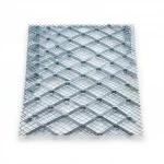 Galvanised Steel Expanded Metal Mesh  Bahri Thickness 1.4 mm Width 1.22 meter Length 5 M | Bait Al Tatawor Company