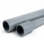 مواسير UPVC لانظمة الصرف الصحي الوطني ضغط 10 بار  قطر خارجي 40 مم سمك 1.9 مم لون رمادي