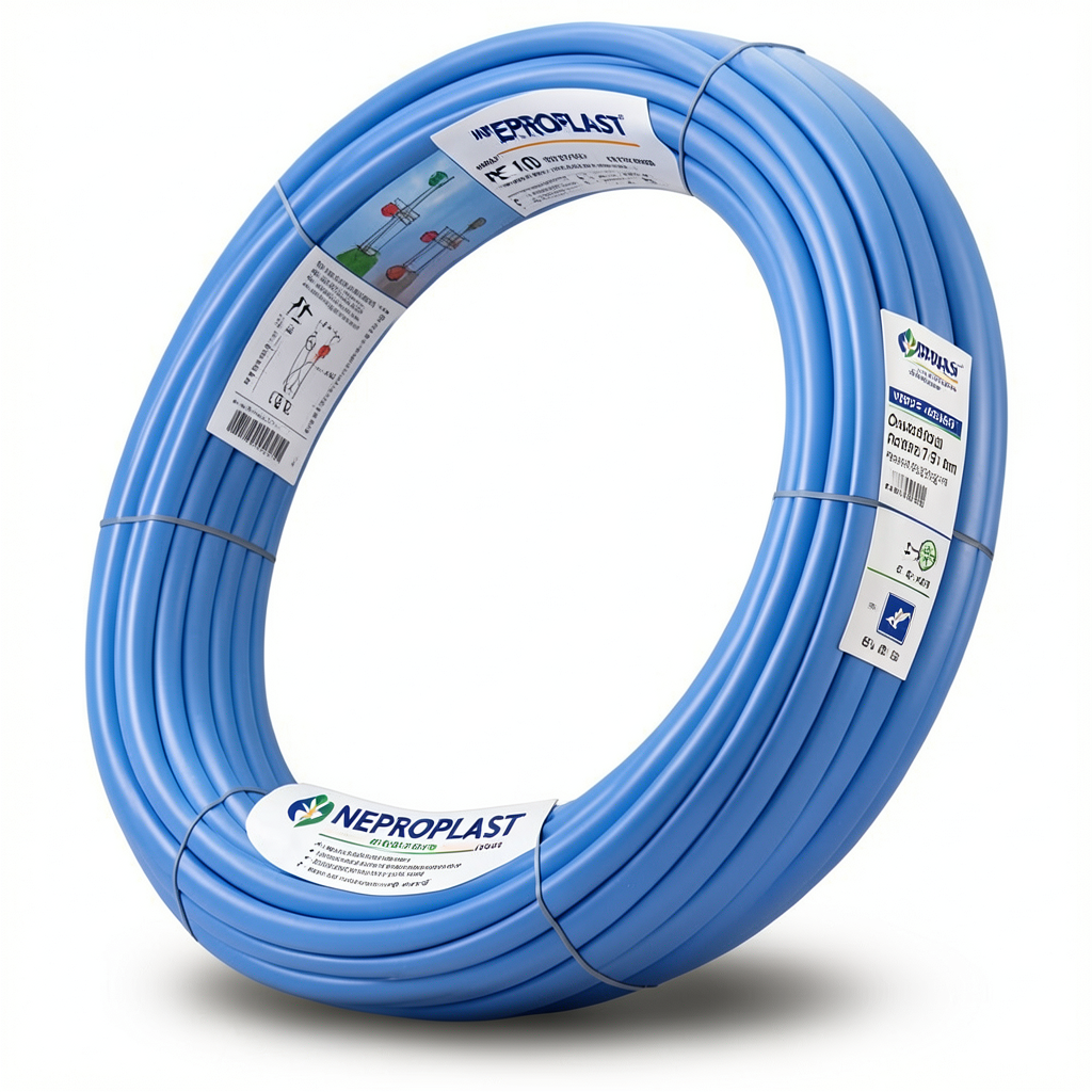 HDPE Pipes PE 100 Pressure 6 Bar Outside Diameter 75 mm Thickness 2.8 mm Blue | NEPROPLAST