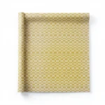 Pattern wall covering golden color, length 10m, width 1.06m, model 41302
