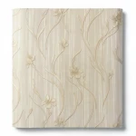 Italian Wallpaper Beige Color Floral Design, Size 10mx0.73m, Model 81028