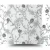 Italian Wallpaper Gray Color Floral Design, Size 10mx0.73m, Model 81161
