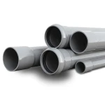 UPVC Pipes Nominal Pressure 10 Bar Outer Diameter 200 mm Thickness 9.6 mm Gray