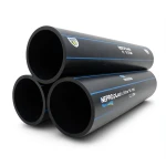 Neproplast HDPE Pipes PE 100 Pressure 12.5 Bar Outside Diameter 180 mm Thickness 13.3 mm Black | NEPROPLAST