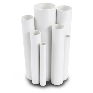 مواسير UPVC ضغط 18 بار قطر خارجي 48.1 مم سمك 3.7 مم لون أبيض