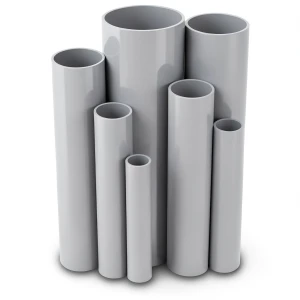 UPVC Pipes 18 Bar Pressure 48.1 mm Diameter 3.7 mm Thickness Gray