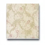 Italian Wallpaper Beige Color Floral Design, Size 10mx0.73m, Model 81160