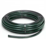 لفة أنابيب بلاستيك HDPE ضغط  16 بار [PE 80] قطر خارجي 32 مم  SDR 9  لون اسود مع خط اخضر | مصنع المنى