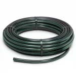 لفة أنابيب HDPE ضغط  16 بار [PE 80] قطر خارجي 50 مم  SDR 9  لون اسود مع خط اخضر | مصنع المنى