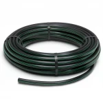لفة أنابيب بلاستيك HDPE ضغط  16 بار [PE 80] قطر خارجي 110 مم  SDR 9  لون اسود مع خط اخضر | مصنع المنى