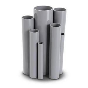 UPVC Pipes 25 Bar Pressure 48.1 mm Diameter 5.1 mm Thickness Gray