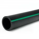 مواسير HDPE ضغط  4 بار [PE 80] قطر خارجي 180 مم  SDR 41  لون اسود مع خط اخضر | مصنع المنى