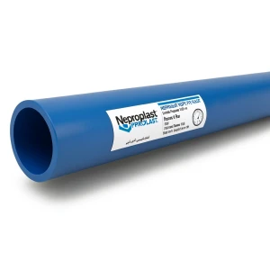 مواسير HDPE نيبروبلاست PE 100 ضغط 6 بار قطر خارجي 180 مم سمك 6.6 مم لون ازرق | نيبروبلاست