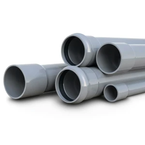 UPVC Pipes Nominal Pressure 4 Bar Outside Diameter 710 mm Thickness 14 mm Gray