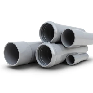 UPVC Pipes Nominal Pressure 4 Bar Outside Diameter 225 mm Thickness 4.5 mm Gray