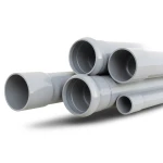 UPVC Pipes Nominal Pressure 10 Bar Outside Diameter 40 mm Thickness 1.9 mm Gray
