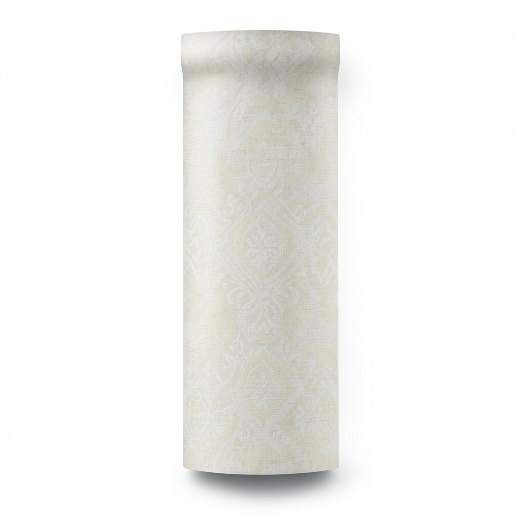 Italian Wallpaper Patterned Design 10mx0.70m Light Beige
