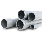 انابيب UPVC ضغط 10 بار قطر خارجي 25 مم سمك 1.5 مم رمادي