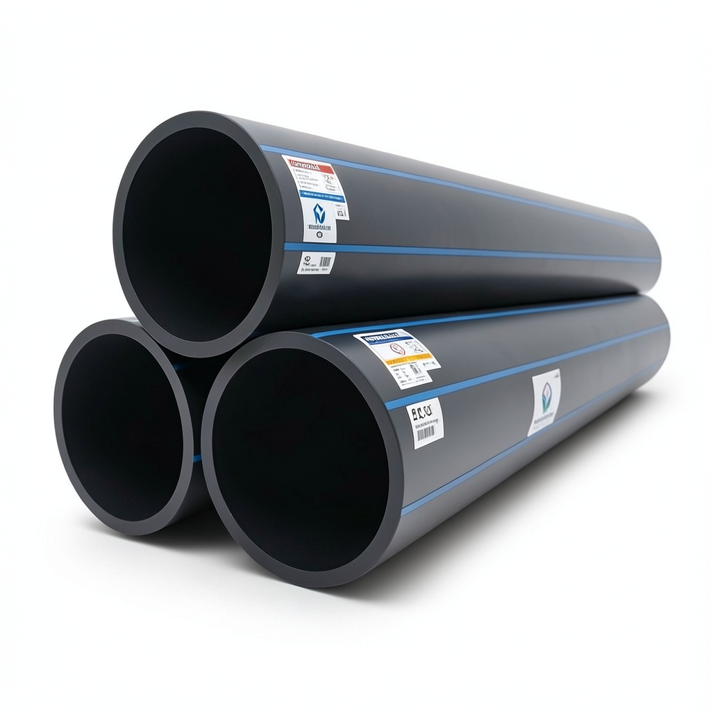 مواسير HDPE نيبروبلاست PE 100 ضغط 12.5 بار قطر خارجي 400 مم سمك 29.4 مم لون اسود | نيبروبلاست