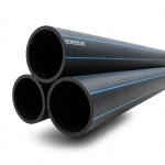 HDPE Pipes PE 100 Pressure 12.5 Bar Outside Diameter 450 mm Thickness 33.1 mm Black | NEPROPLAST