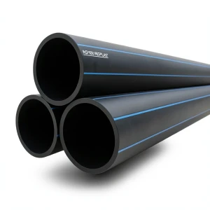 مواسير HDPE PE 100 ضغط 12.5 بار قطر خارجي 450 مم سمك 33.1 مم لون أسود | نيبروبلاست