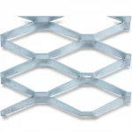 Galvanised Steel Expanded Metal Mesh  Bahri Thickness 2 mm Width 1.22 meter Length 6 meter | Bait Al Tatawor Company