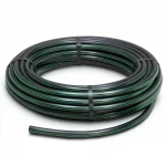 لفة أنابيب HDPE ضغط  12.5 بار [PE 80] قطر خارجي 125 مم  SDR 11  لون اسود مع خط اخضر | مصنع المنى
