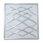 Galvanised Steel Expanded Metal Mesh  Bahri Thickness 1.2 mm Width 1.22 meter Length 7 meter | Bait Al Tatawor Company