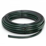 لفة أنابيب بلاستيك HDPE ضغط  16 بار [PE 80] قطر خارجي 32 مم  SDR 9  لون اسود مع خط اخضر | مصنع المنى