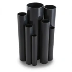 مواسير UPVC ضغط 12 بار قطر خارجي 75.3 مم سمك 4.5 مم لون اسود