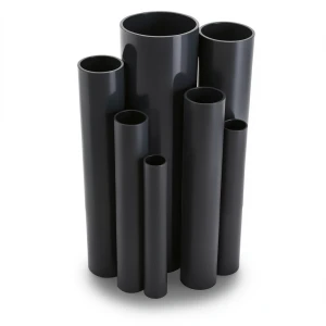 UPVC Pipes Pressure 12 Bar Outside Diameter 75.3 mm Thickness 4.5 mm Black