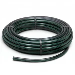 لفة أنابيب HDPE ضغط  16 بار [PE 80] قطر خارجي 125 مم  SDR 9  لون اسود مع خط اخضر | مصنع المنى
