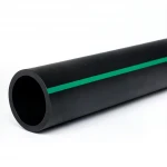 مواسير HDPE ضغط  4 بار [PE 80] قطر خارجي 180 مم  SDR 41  لون اسود مع خط اخضر | مصنع المنى