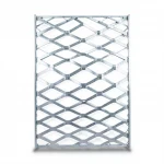 Galvanised Steel Expanded Metal Mesh  Bahri Thickness 2 mm Width 1.22 meter Length 6 meter | Bait Al Tatawor Company