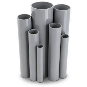 UPVC Pipes Outside Diameter 33.40 mm Thickness 1.52 mm Gray
