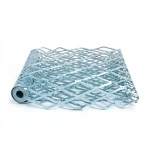 Galvanised Steel Expanded Metal Mesh  Bahri Thickness 2.7 mm Width 1.22 M Length 6 meter | Bait Al Tatawor Company