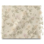 Italian Wallpaper Floral Design Beige Color, Size 10mx0.53m, Model Z66801
