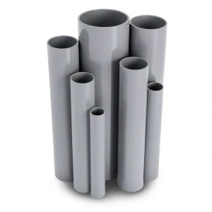UPVC Pipes Outside Diameter 114.30 mm Thickness 3.91 mm Gray Color