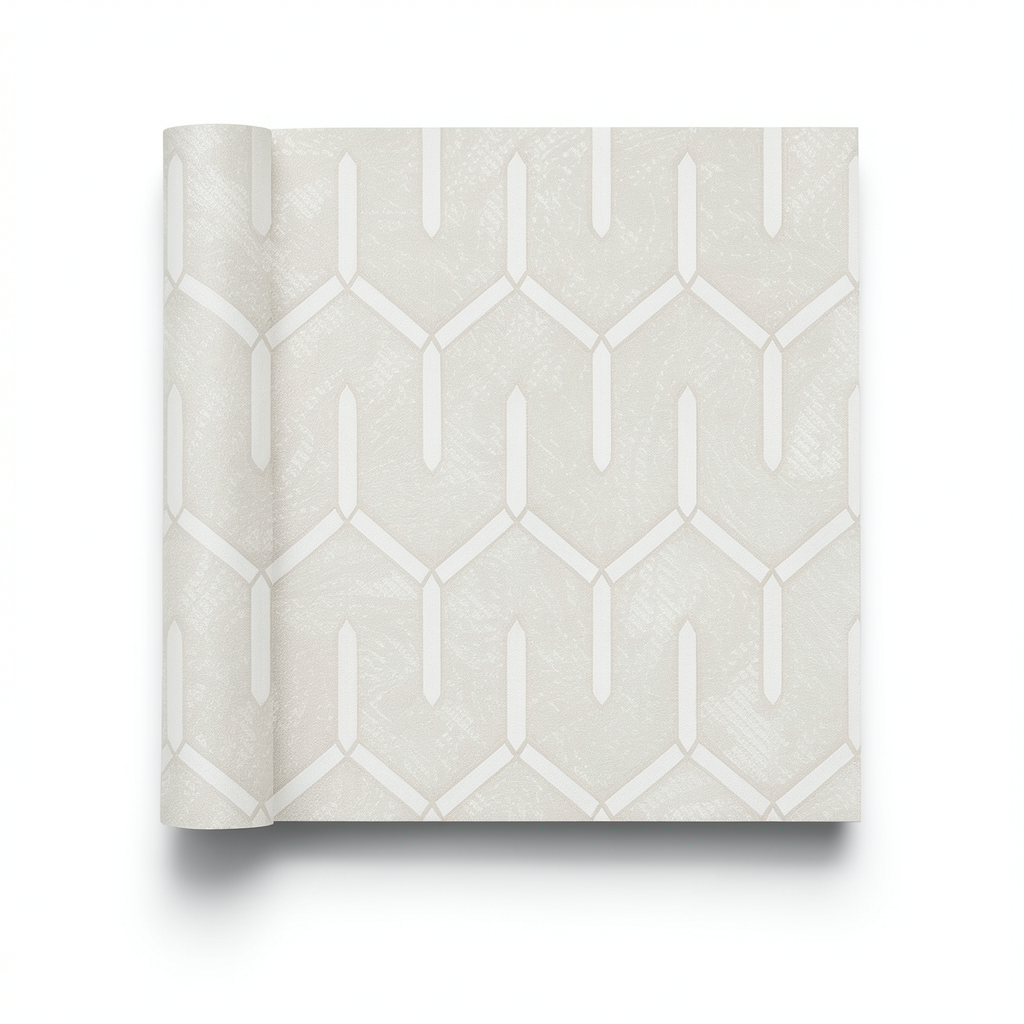 Modern Italian Wallpaper 10m x 0.73m Light Beige, Model 44838