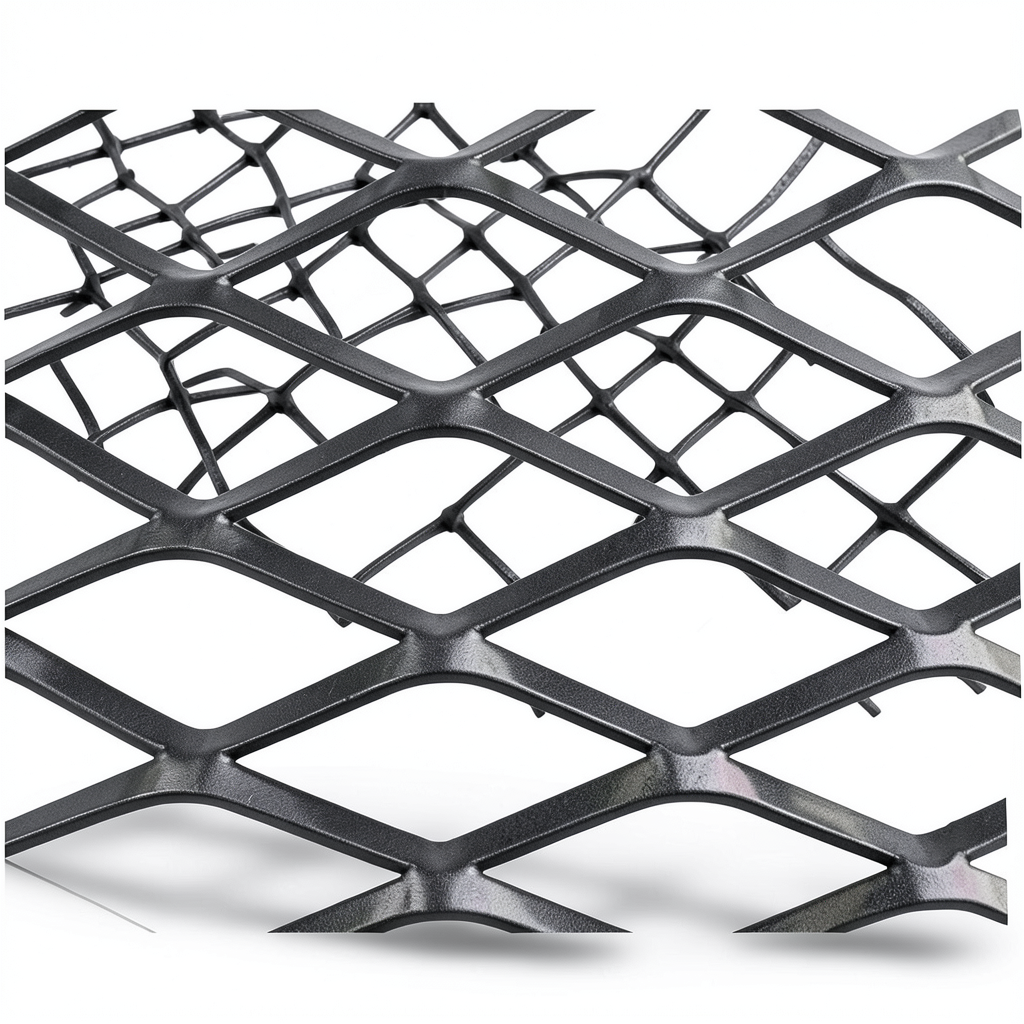 Hot Rolled Black Steel Expanded Metal Mesh Thickness 6 mm Width 2.44 m Length 5 m