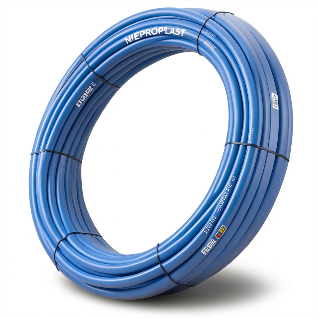 أنابيب HDPE PE 100 ضغط 12.5 بار قطر خارجي 32 مم سمك 2.4 مم لون أزرق | نيبروبلاست