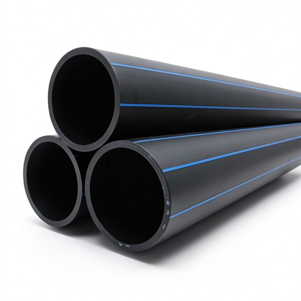 مواسير HDPE نيبروبلاست PE 100 ضغط 12.5 بار قطر خارجي 180 مم سمك 13.3 مم لون اسود | نيبروبلاست