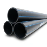 HDPE Pipes PE 100 Pressure 12.5 Bar Outside Diameter 200 mm Thickness 14.7 mm Black | NEPROPLAST