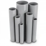 UPVC Pipes Modern Technology Nominal Pressure 16/20 Bar Outside Diameter 140 mm Thickness 10.4 mm Gray Colour