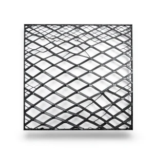 Hot Rolled Black Steel Expanded Metal Mesh Thickness 2.7 mm Width 2.44 M Length 7 M
