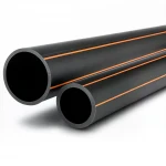 مواسير HDPE الراجحي    قطر خارجي   32 مم سمك 1.9 مم لون أسود مع خطوط برتقالي   