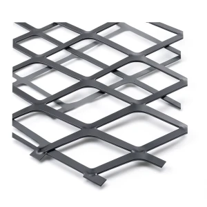 Hot Rolled Black Steel Expanded Metal Mesh 3 mm Thickness 2.44 m Width 5 m Length